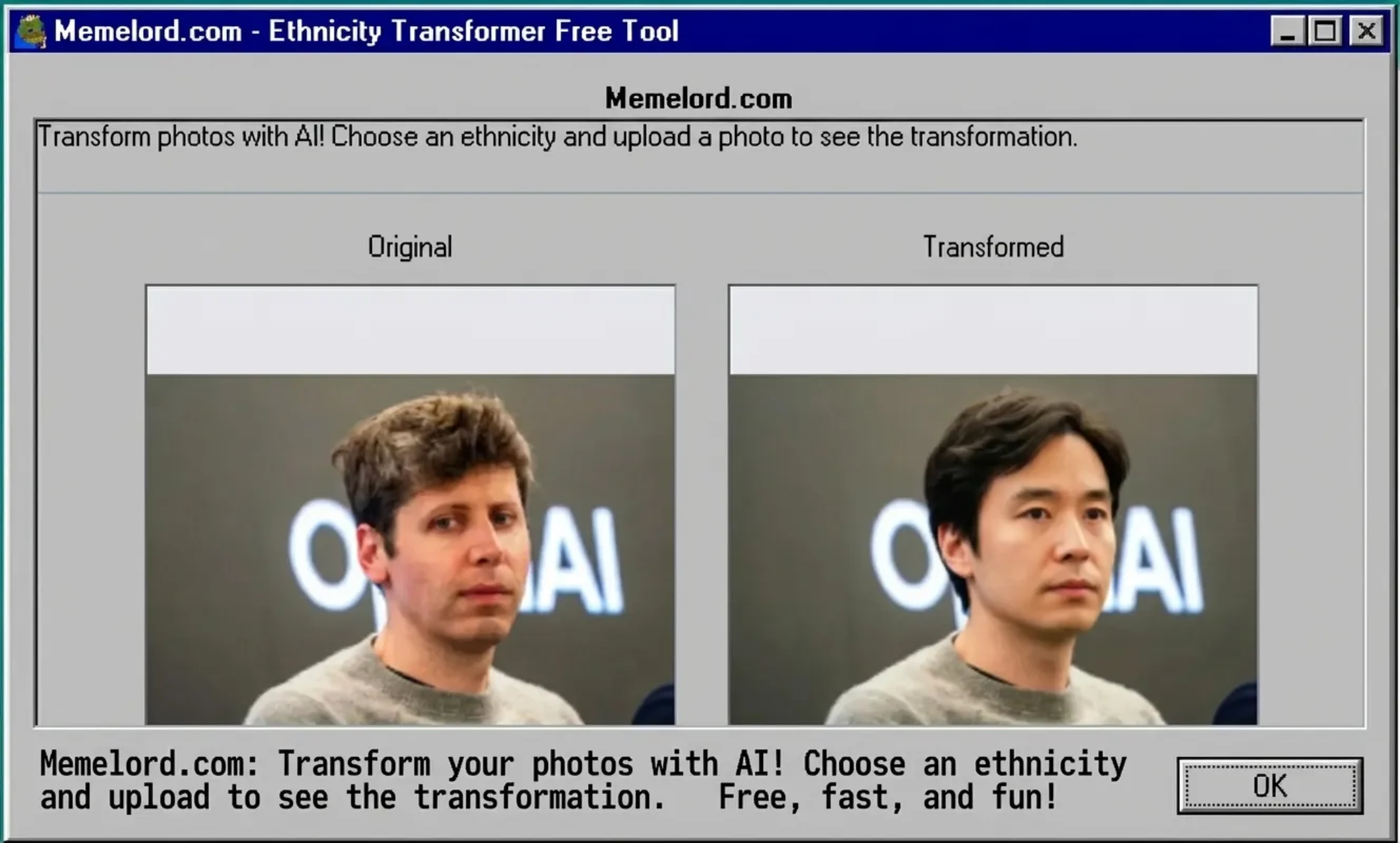 Ethnicity Transformer